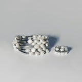 Serpentina Bracelet in Ivory Set (with Pearl Rings)