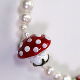 Red Amanita Necklace