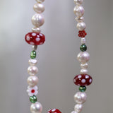 Red Amanita Necklace