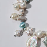 Galaxy-Themed Pearl Bracelet