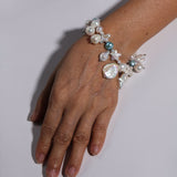 Galaxy-Themed Pearl Bracelet