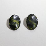 Bound to Nature | Oval Serpentinite Earrings