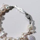 Galaxy-Themed Pearl Bracelet