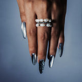 Serpentina Bracelet in Ivory Set (with Pearl Rings)