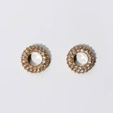 Cosmic Gold Interchangeable White Gem Encrusted Charm