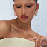 Vitality | Redline Marble Earrings